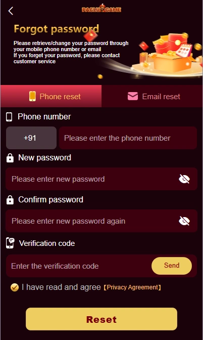 paglu club forgot password